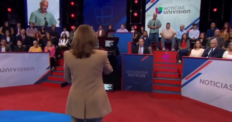 Univision Accidentally Shows Kamala Harris’s Teleprompter During Live ...