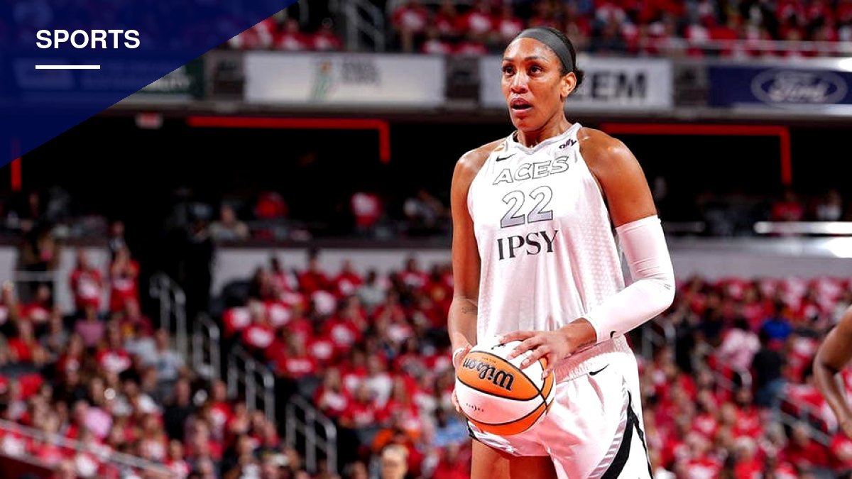 A'ja Wilson Draws Technical Foul After Confronting Fan During Fever-Aces Game 2