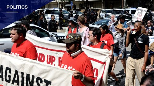 Beto O’Rourke Leads Anti-Trump Protest at Dallas City Hall as Some Local Conservatives Stay Quiet