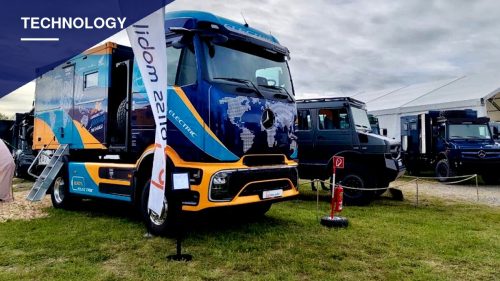 German Trucker Plans Round-the-World Trip in Electric Mercedes Motorhome