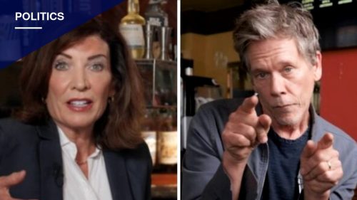 Kevin Bacon Joins Hochul to Announce End of NY's Bar Dancing Disclosure Rule