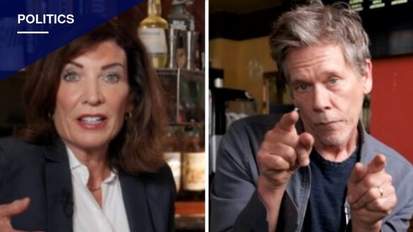 Kevin Bacon Joins Hochul to Announce End of NY's Bar Dancing Disclosure Rule