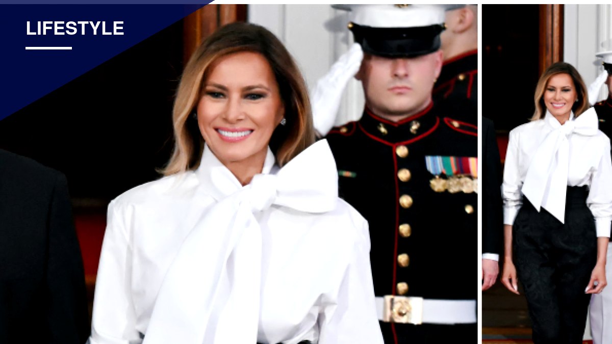 Melania Trump's Designer Look at White House State Dinner for Xi Jinping