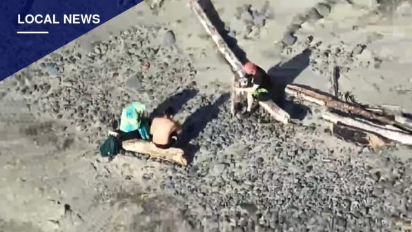 Three Tourists Rescued After Rising Tide Traps Them at Tillamook County Cove