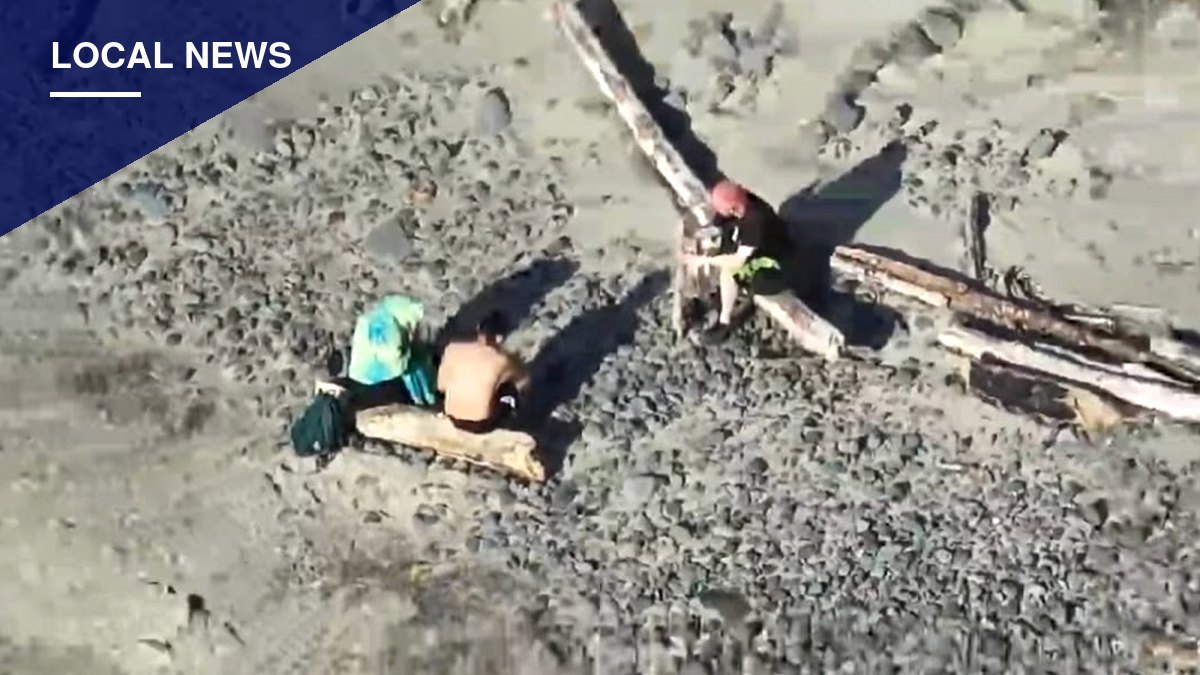 Three Tourists Rescued After Rising Tide Traps Them at Tillamook County Cove