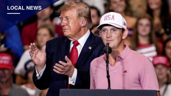 Clemson's Jacob Bridgeman Takes the Stage With Trump, Leads Tiger Chant