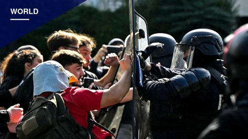 French Student Protests Turn Violent as Thousands Arrested Nationwide