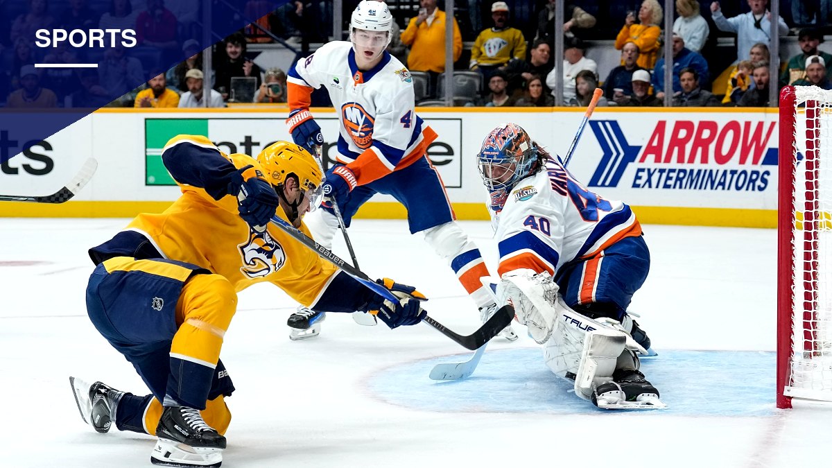 Islanders Beat Predators in Shootout at Bridgestone Arena, Giving Varlamov First Win Since 2024