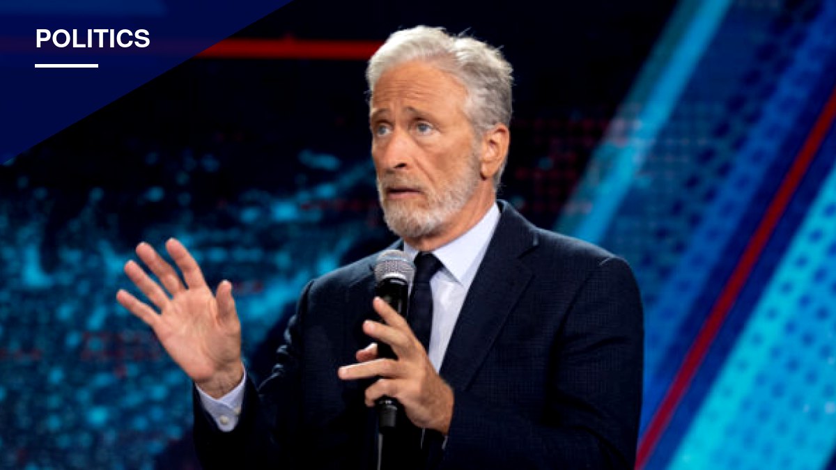 Jon Stewart Tells Voters to Send a Message Against 'Reckless' Administration Ahead of Midterms