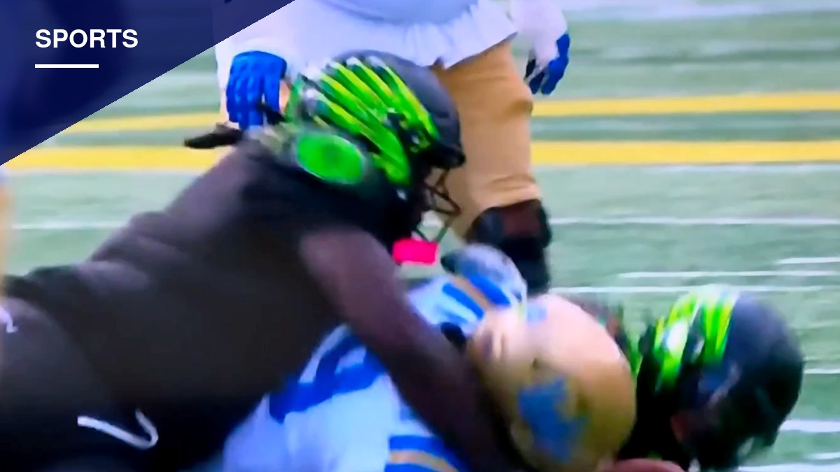 Oregon Defender Caught Striking UCLA QB Nico Iamaleava After the Whistle in Bruins' Upset Win