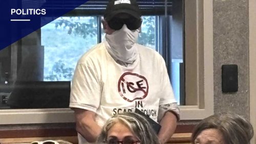 Spike strips found at Scarborough ICE site days after local activist meeting discussed targeting agents