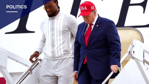 Todd Gurley Joins Trump on Air Force One Ahead of Dalton Rally
