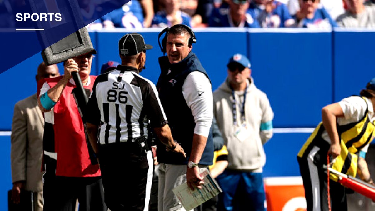 Vrabel Draws Unsportsmanlike Flag, Calls Ref 'Sensitive' as Bills Rally Before Falling 29-26